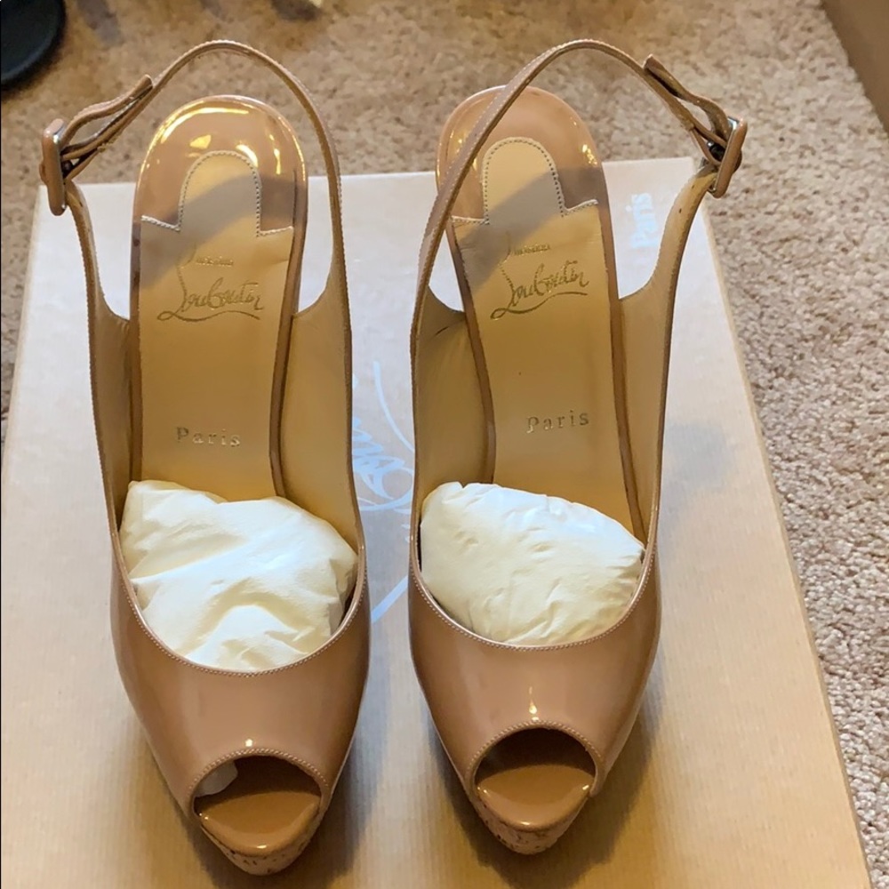 Christian Louboutin Uber plume sling 39.5